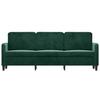 3 Seater Sofa Dark Green 180 Cm Velvet