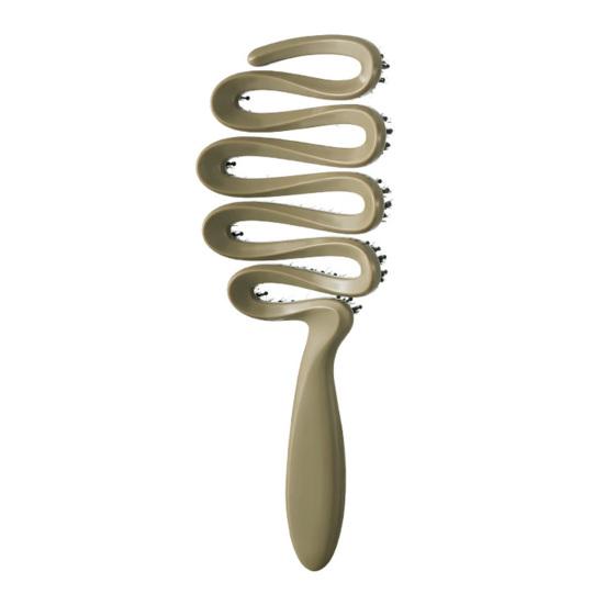 Yousheng Boar Bristle Hair Brush Portable Anti-static Vented Hair Paddle Brush Women Scalp Massage Hair Voluming Styling Detangling Comb