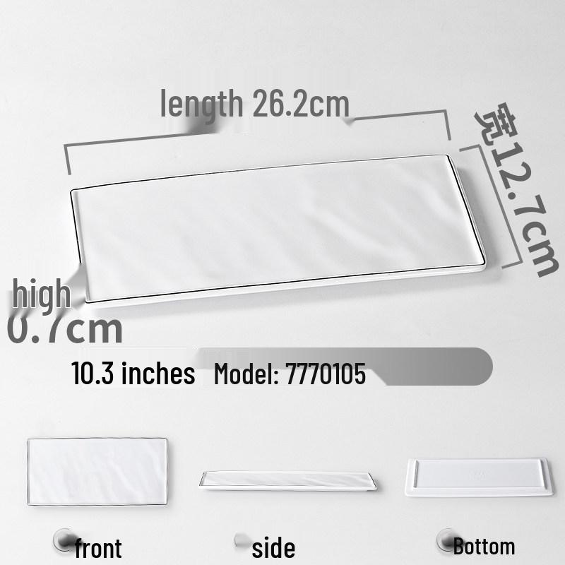 Xiangyuanmei Rectangular Melamine Sushi Dining Plate