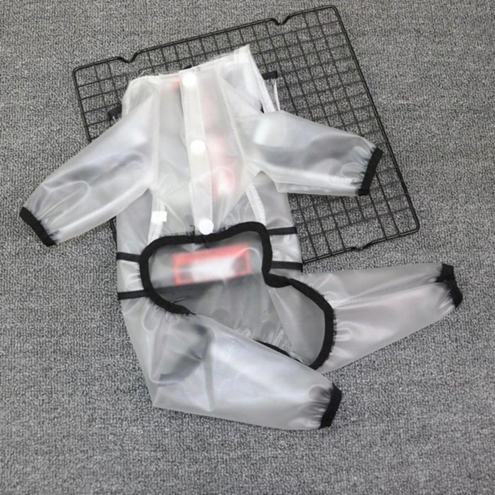 Waterproof Dog Rain Jacket Transparent Dog Raincoat Pet Accessories Dog Rain Cape  Autumn