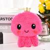 Plush Octopus Coin Purse 12*12cm(4.72*4.72in) Wallet Pouch Oval Zipper Plush Pouch  Women