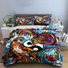 Dragon Tiger Yin Yang Decor Soft Comfortable Duvet Cover Bedding Set Included 1*Duvet Cover & 2*Pillowcases, Gift