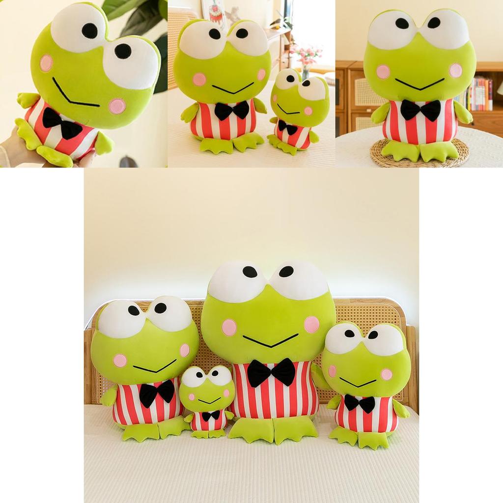 Adorable Large Eye Frog Plush Toy Cuddly Stuffed Animal Soft Pillow For Kids Gift