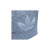 adidas Originals Trefoil Stricklogo Hohlmuster Recyceltes Polyester Tragetasche Damen Tragetasche Blau KW2006