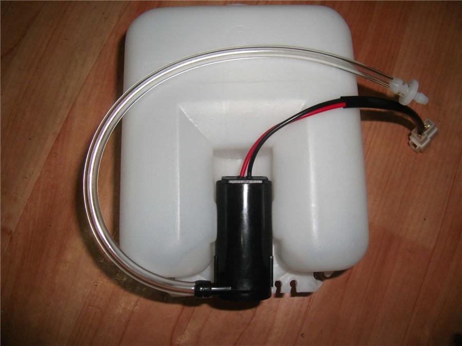 Universal 12V Metal White Car 2 Pin Windshield Washer Reservoir Pump Bottle Tank Kit Jet Switch Clean Tool For Classic Cars