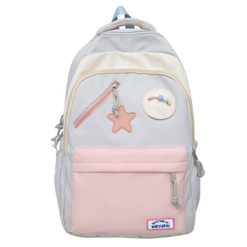 Student Schoolbag, Junior High School High-value Backpack, Niche High School Student Make-up Bag, Two-piece Backpack