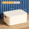 1pc/5pcs Ins Style Storage Box with Lid Dustproof Cosmetics Clothing Grocery Storage Bedroom Dormitory Storage Box Toy Storage