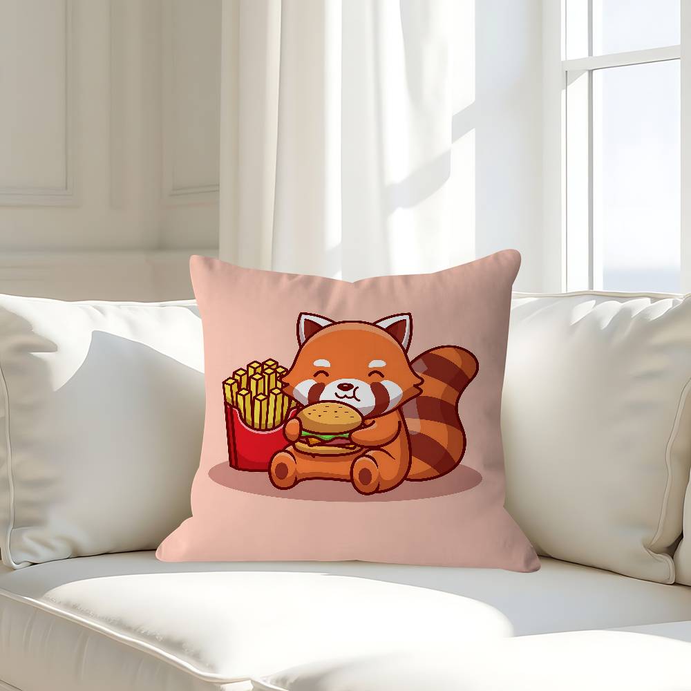 Cartoon Cute Animals Pillow Cushion Cover Pillowcase Living Room Sofa Home Decor Customized