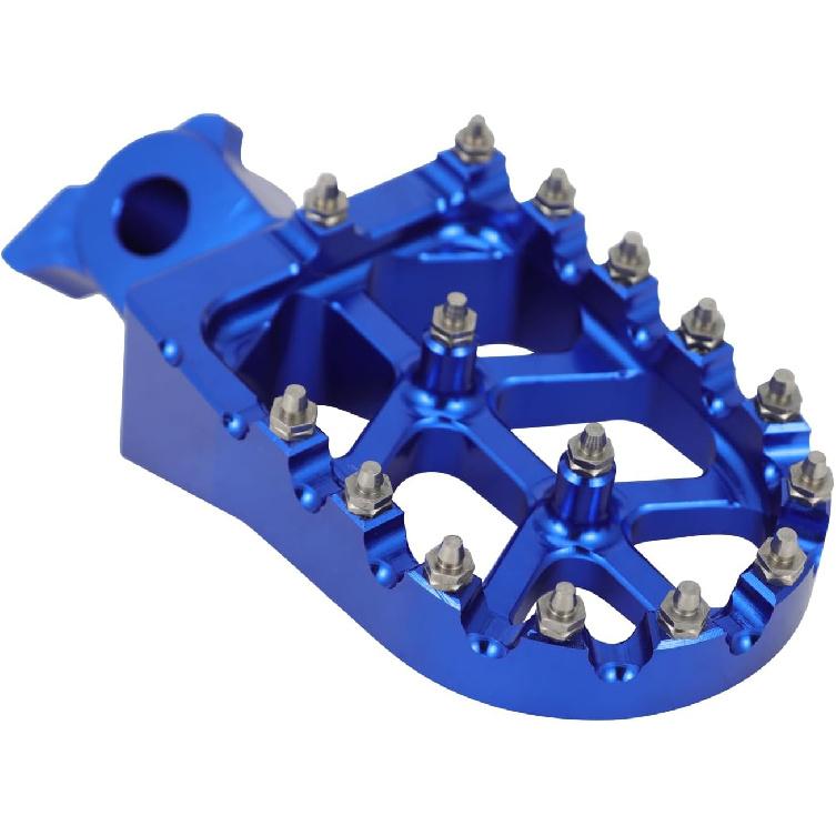 Motorcycle Foot Pegs Adventure CNC for Tenere 700 XTZ700 Tenere700 2019-2024, Foot Rest Pedal 6061-T6 Aluminum | Wide Platform | Anti-Skid | Anodized