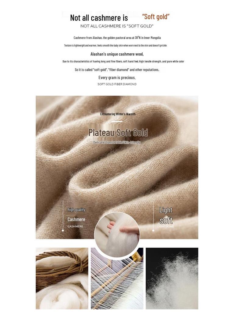 Men's Autumn/Winter Thickened Cashmere Knit Half-High Neck Sweater - Business Casual, Loose Fit, Plus Size