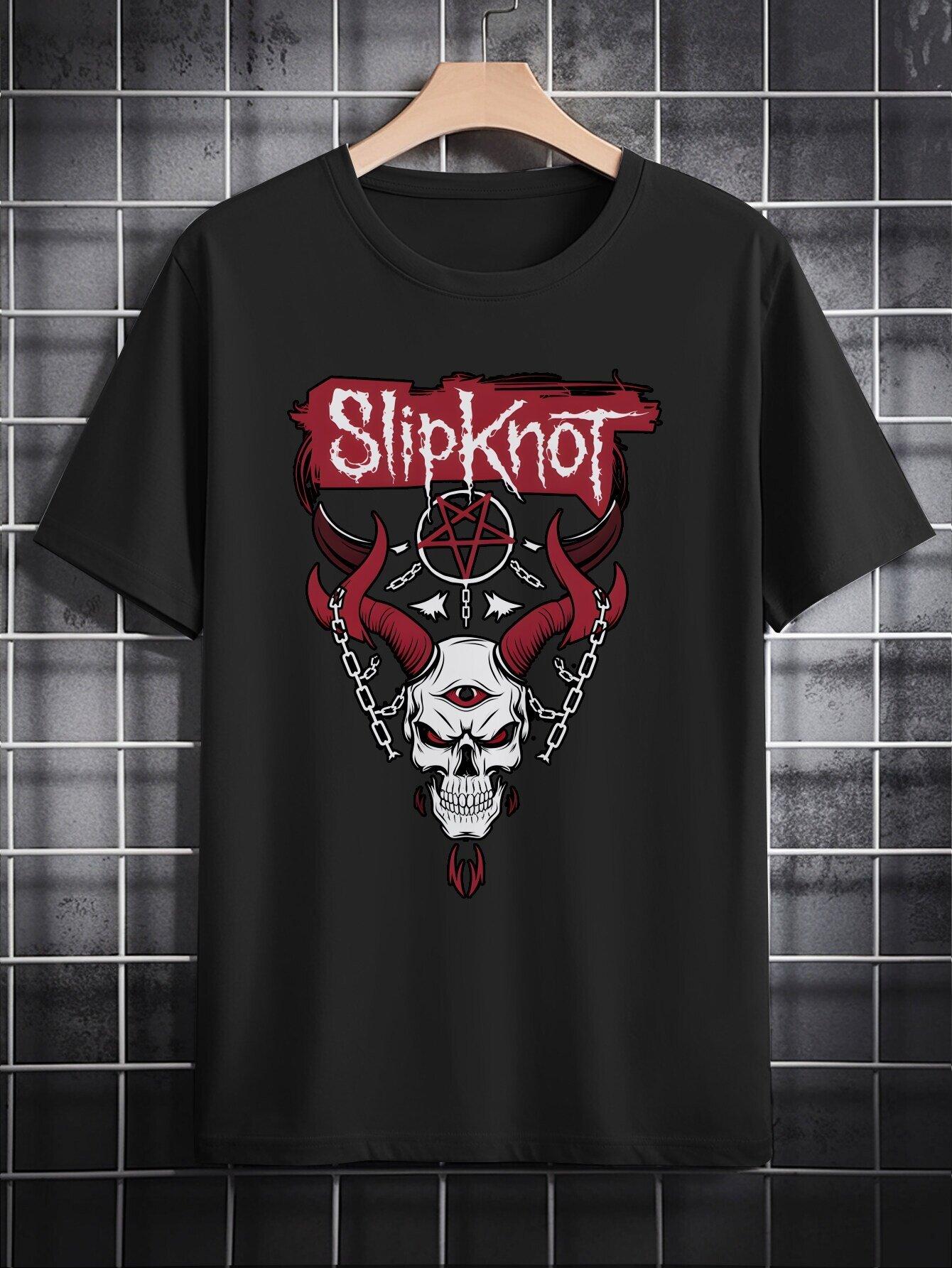 1pc Slipknot Graphic T-shirt for Men S