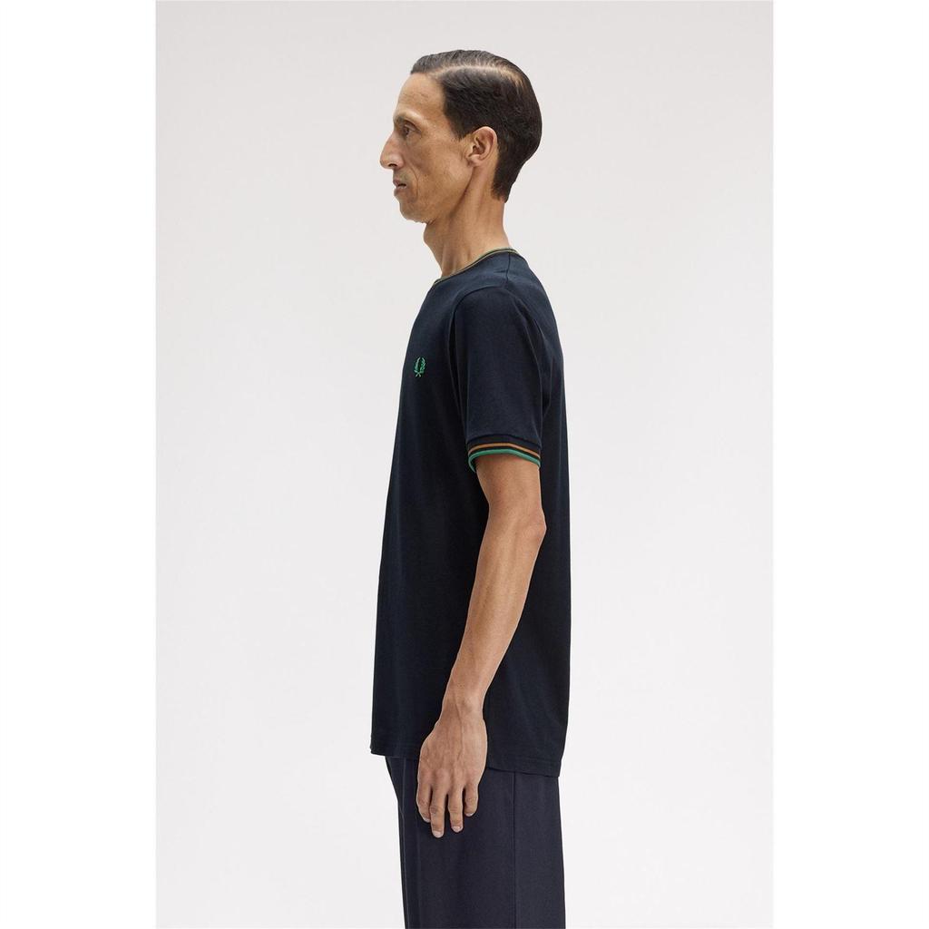 Fred Perry Mens Tipped T-Shirt