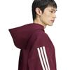 KIT Sweat Hoodie CT626 L [Adidas] 3-Stripes Full-Zip Men's Maroon/Off-White (KW2397)