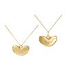 Stylish Plated Love Heart And Necklace Dainty Everyday Jewelry For Women