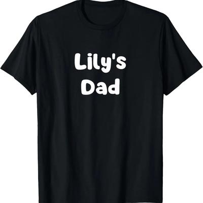T-shirt Papa de Lily