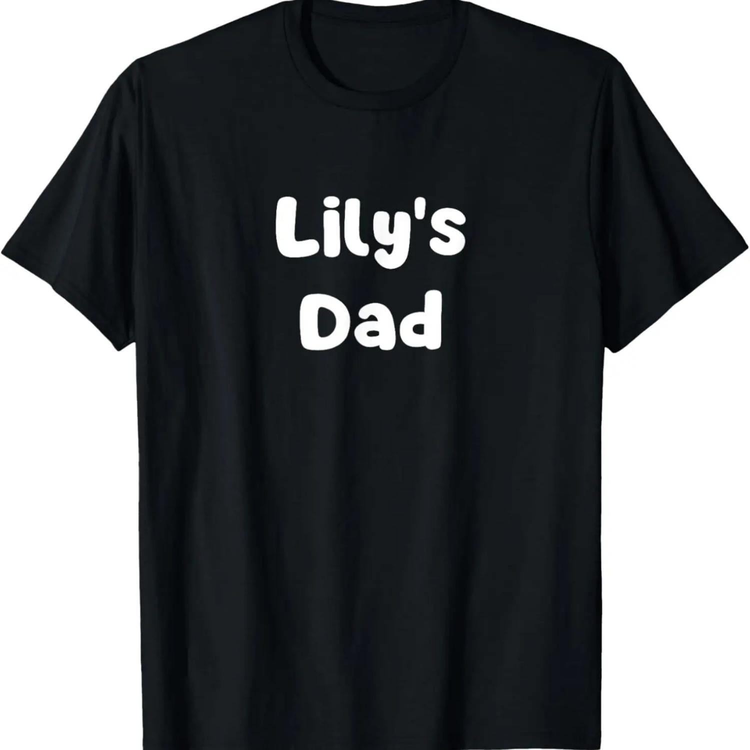 

Lily s Dad T-Shirt XXXXXL чорний