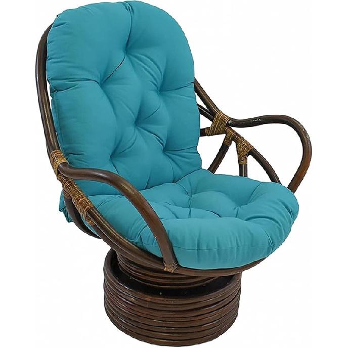 Swivel Rocker Cushion, Washable & Uv-Resistant Rocking Chair Pads, Cushion Mat for Recliner Rocking Rattan Chair Folding Garden Seat Cushion Sofa