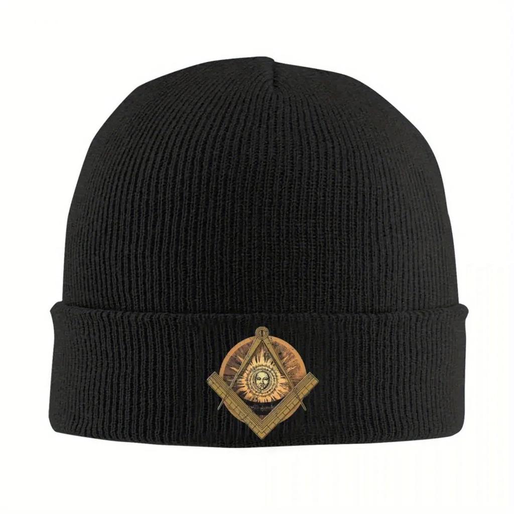 Sheriff Labrador Warm Knitted Cap Fashion Bonnet Hat Autumn Winter Outdoor Beanies Hats for Unisex Women Adult