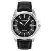 Eco-Drive Black Leather Strap Black Dial Solar BM7108-14E 100M Men's Watch