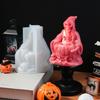Halloween Silicone Ornament Mold Soap Making Mold Skull Shape Candle Mold Silicone Texture Suitable for Home Decorations