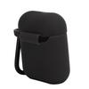 Headphone Protective Cover Case AntiLost Silicone Protector with Carabiner for IOS Earbuds 1 2