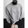 Men's Plus Size Heavyweight Crewneck Hoodie - Fleece Lined, Loose Fit, Long Sleeve, Trendy for Autumn and Winter