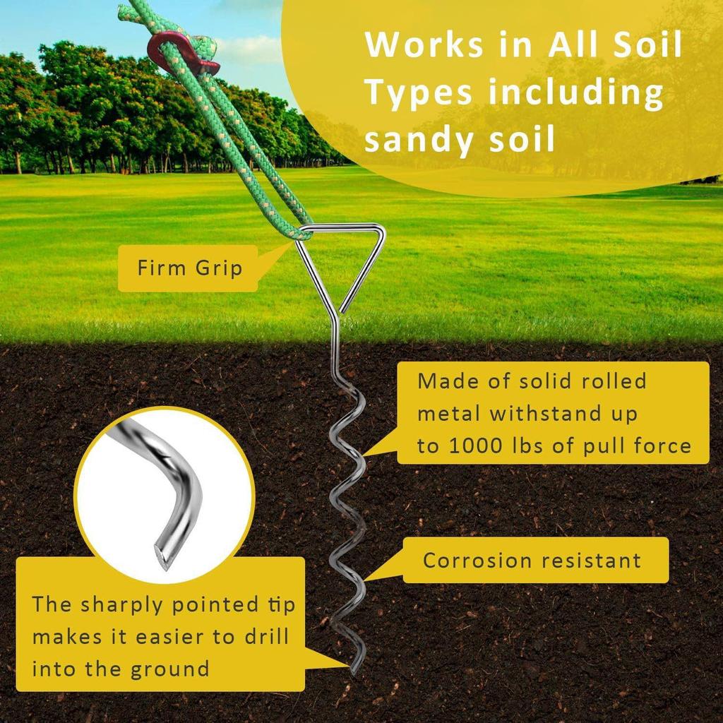 Spiral Tree Stake Kit - Heavy Duty Support Set