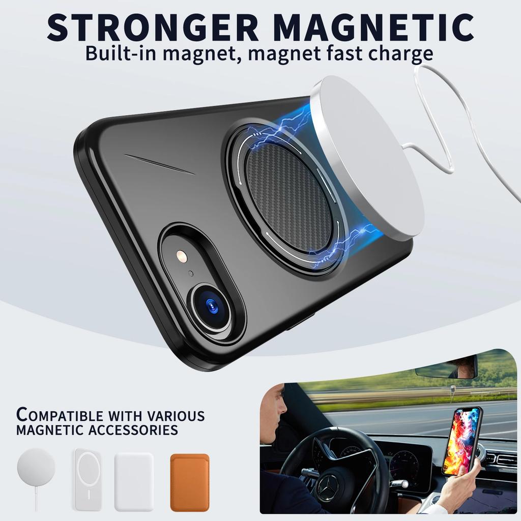 Cover Bag Case for Iphone 16E 16 E 14 15 16 Plus 17 Pro Max Air 13 12 Pro Iphone16e Dual Layer Military Shockproof Phone Case