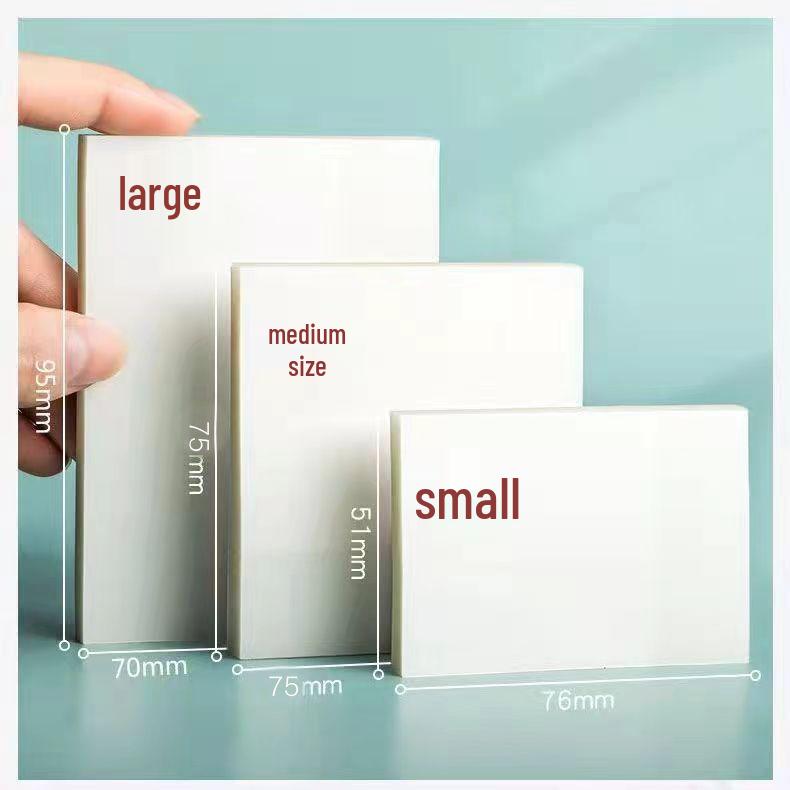 Frosted Transparent Quick-Dry Sticky Notes for Students (Writable Key Point Marking)