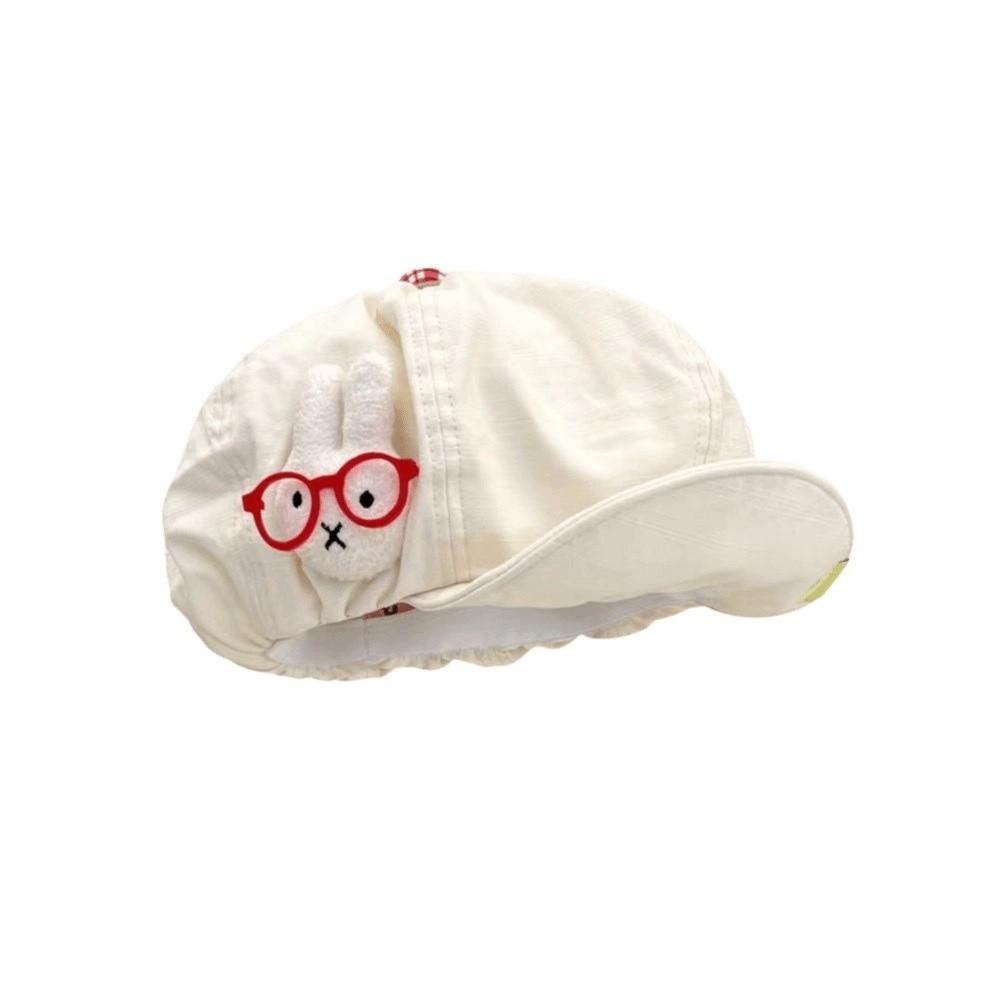 

Милые восьмиугольные кепки с кроликом Y2k шляпа художника модные облачные береты женские бежевый