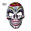 Scary Skeleton Face Masque Day of The Dead Skull Masque, Halloween Sugar Full Haunted House Cosplay Accessories Masquerade Party Accessory