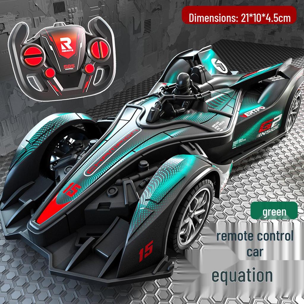 Rechargeable F1 RC Racing Car - Impact-Resistant, Four-Way, Rear-Wheel Drive Toy for Kids