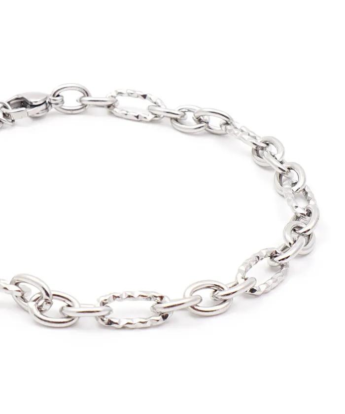 Polarita Vintage Layered Chain Bracelet (PLT-BR-091_SV)