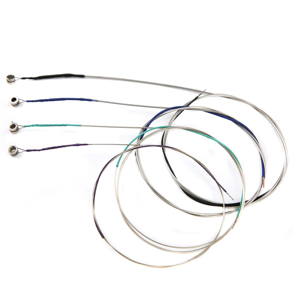 4pcs Viola Strings A?1st D?2nd G?3rd C?4th Nickel Silver Wound Nickel?Plated Ball?End Steel Core