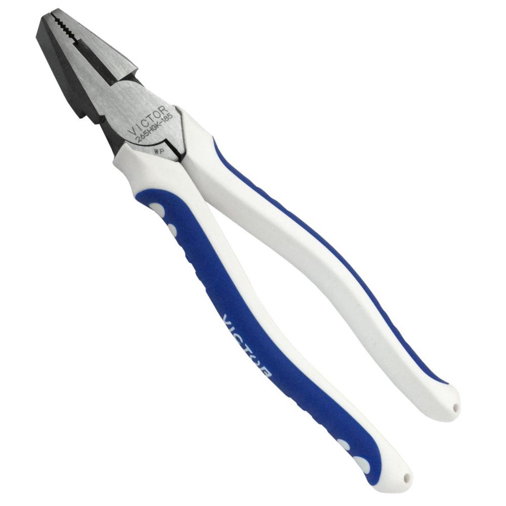 

Victor Electrician s Heavy Duty Pliers (with Elastomer Cover) 265HGK 185mm