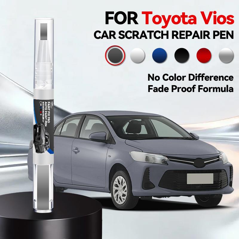 

For Toyota Vios Car Paint Repair Pen Touch Up Scratch Remover DIY Auto Accessories White 090 050 Red 3Q3 Blue 8V4 Purple Silver