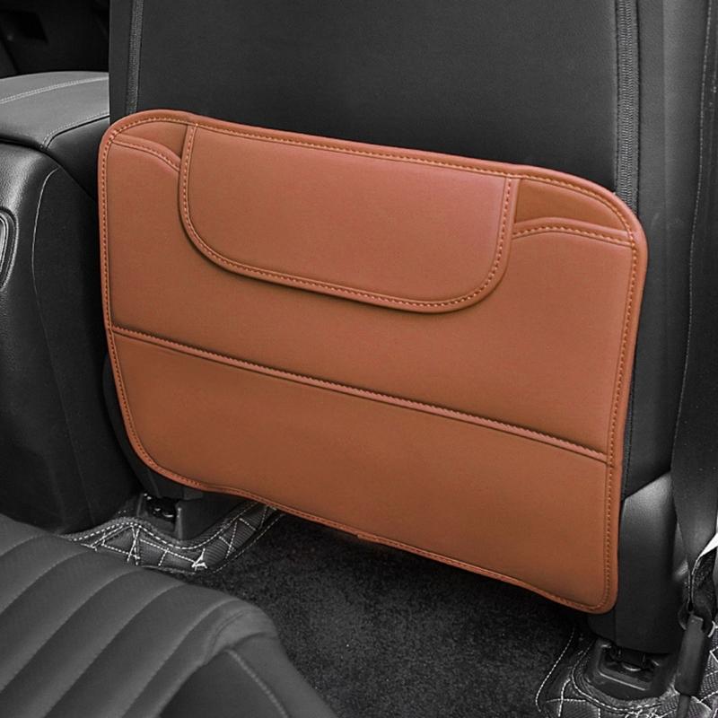 Easy Clean Waterproof Car Seat Protector Leather Cover Universal Car Seat Not Kick Mat Waterproof for Back Seats
