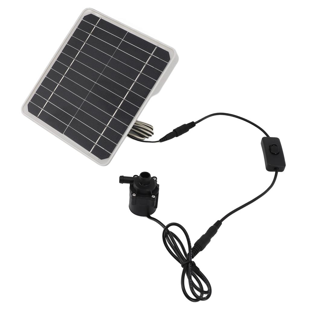 50W Solarbetriebene Wasserpumpe Solarpanel-Kit 24-Stunden-Betrieb Solarpanel-Wasserbrunnen-Pumpen-Kit