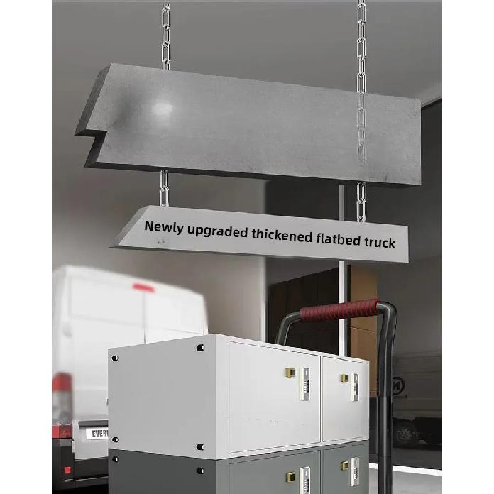 Stable Folding handcart, small cargo cart, warehouse trailer, portable four-wheel silent shopping cart, handling flatbed truck