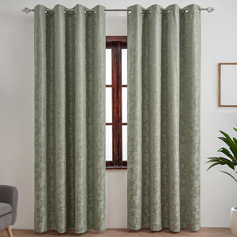 Новые утолщенные шторы в скандинавском стиле, простые шторы с полным затемнением, утолщенные кружевные шторы для спальни 130*160cm One Piece
