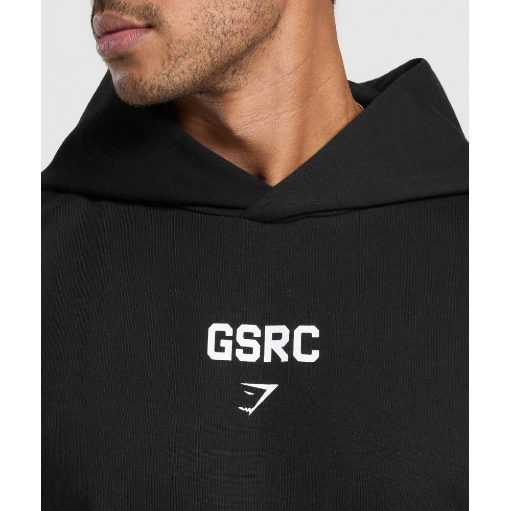 Gymshark Sudadera con capucha Gsrc negra A2b8t Bb2j