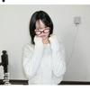 The Pink Women Dot Lace Patch Color Block Knit Cardigan