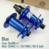 Koozer Xm490 Pro Rear Mtb K7 Cube 28/32/36 Holes Bicycle Hubs 5X135 12X142 Qr Thru Axle Noisy Hub For 11 12 Speed Xd