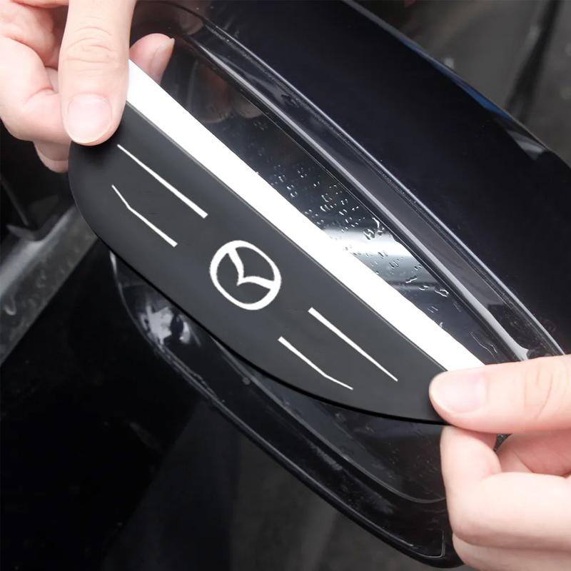2 Pezzi Copri Visiera Parasole Pioggia Specchietto Retrovisore Auto Accessori Auto Per Mazda 2 3 4 5 6 7 8 323 626 CX3 CX5 CX7 CX9 RX8 MX3 MX5