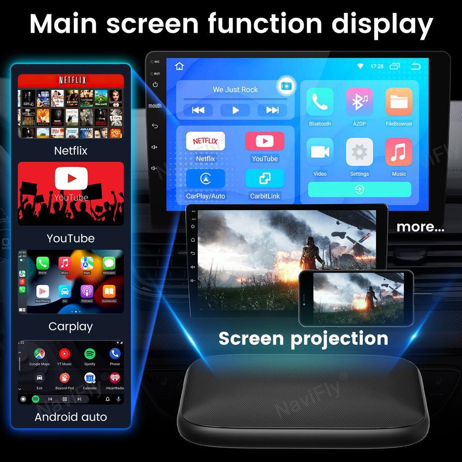 Universal Wireless CarPlay and Auto Adapter for Original Wired Car Systems