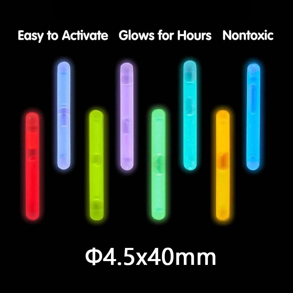 10Pcs Fireflies Starlight Fishing Light Sticks Diameter 4.5mm Fishing Float Rod Light Luminous Sticks Fishing Tackle Accessories