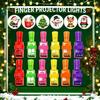 4/12Pcs Halloween Led Finger Lights Neon Party Favors Glow In The Dark Rave Party Supplies Goodie Bag Stuffers Box Prizes