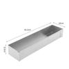 Non-Slip Stainless Steel Long Cake Mold Bakingtray Anti-Scratch Rectangular Tiramisu Cake Base Dly Kitchen Cooking Tool