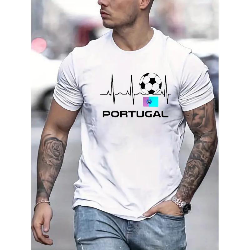 European Sizes 2D Football T-Shirt Men S Retro 2D Soccer Shirt _ Casual, Print, Slight Stretch Fabric, Perfect for Sports and Outdoor Activities S чёрный