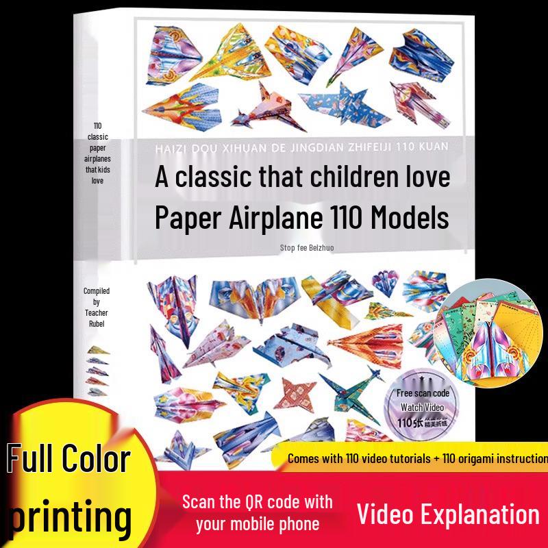 Classic Paper Airplanes: 110 Origami Models for Hands-on DIY Children s Educational Fun
